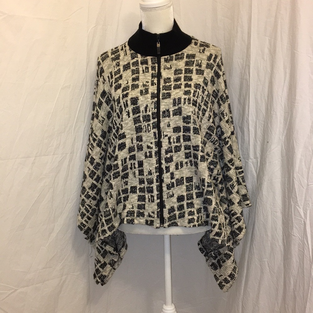 Vintage Frank Lyman Oversized Poncho Sweater Sz S